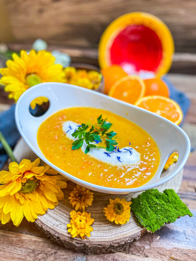 Cremige Süßkartoffelsuppe