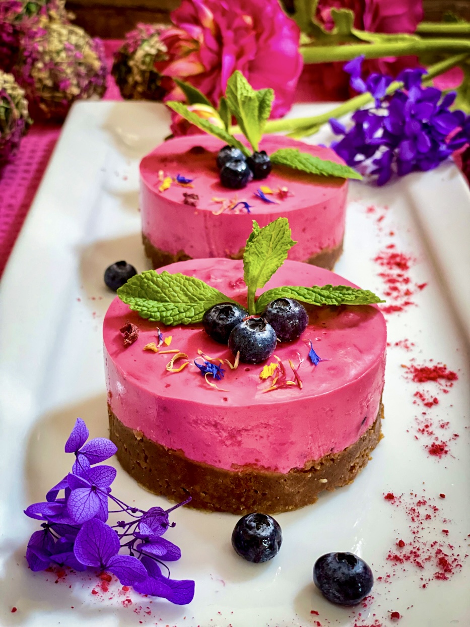 No Bake Waldbeeren Törtchen No Bake Waldbeeren Törtchen