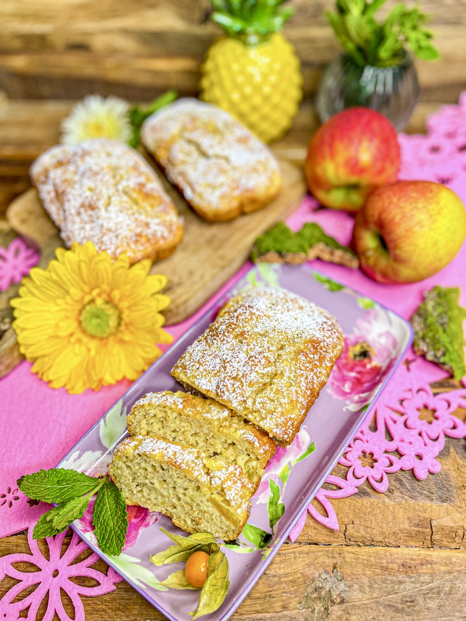 Zuckerfreier Apfelkuchen