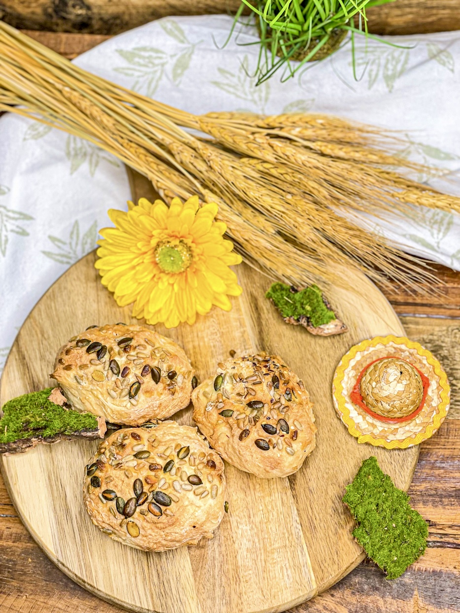 Gesunde Quarkbrötchen aus dem Airfryer Gesunde Quarkbrötchen aus dem Airfryer