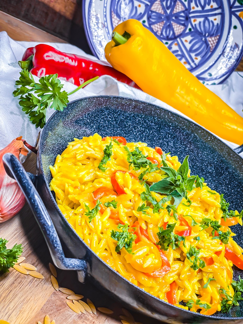 Orzo-Pasta im One-Pot-Style