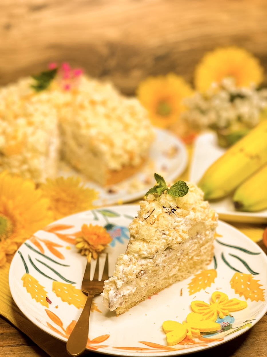 Heller Bananen-Maulwurfkuchen Heller Bananen-Maulwurfkuchen