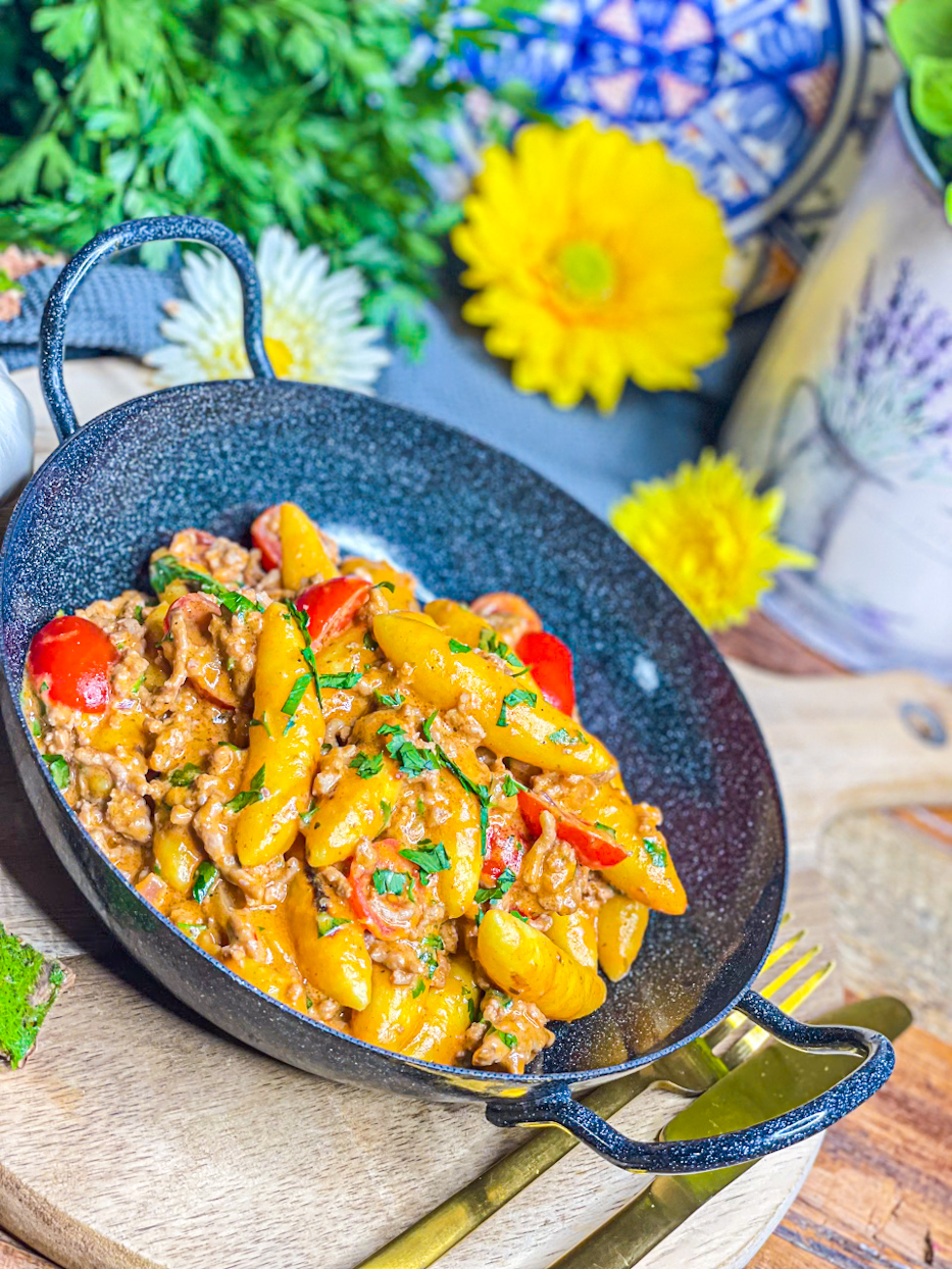 Schlemmerpfanne mit Schupfnudeln Schlemmerpfanne mit Schupfnudeln