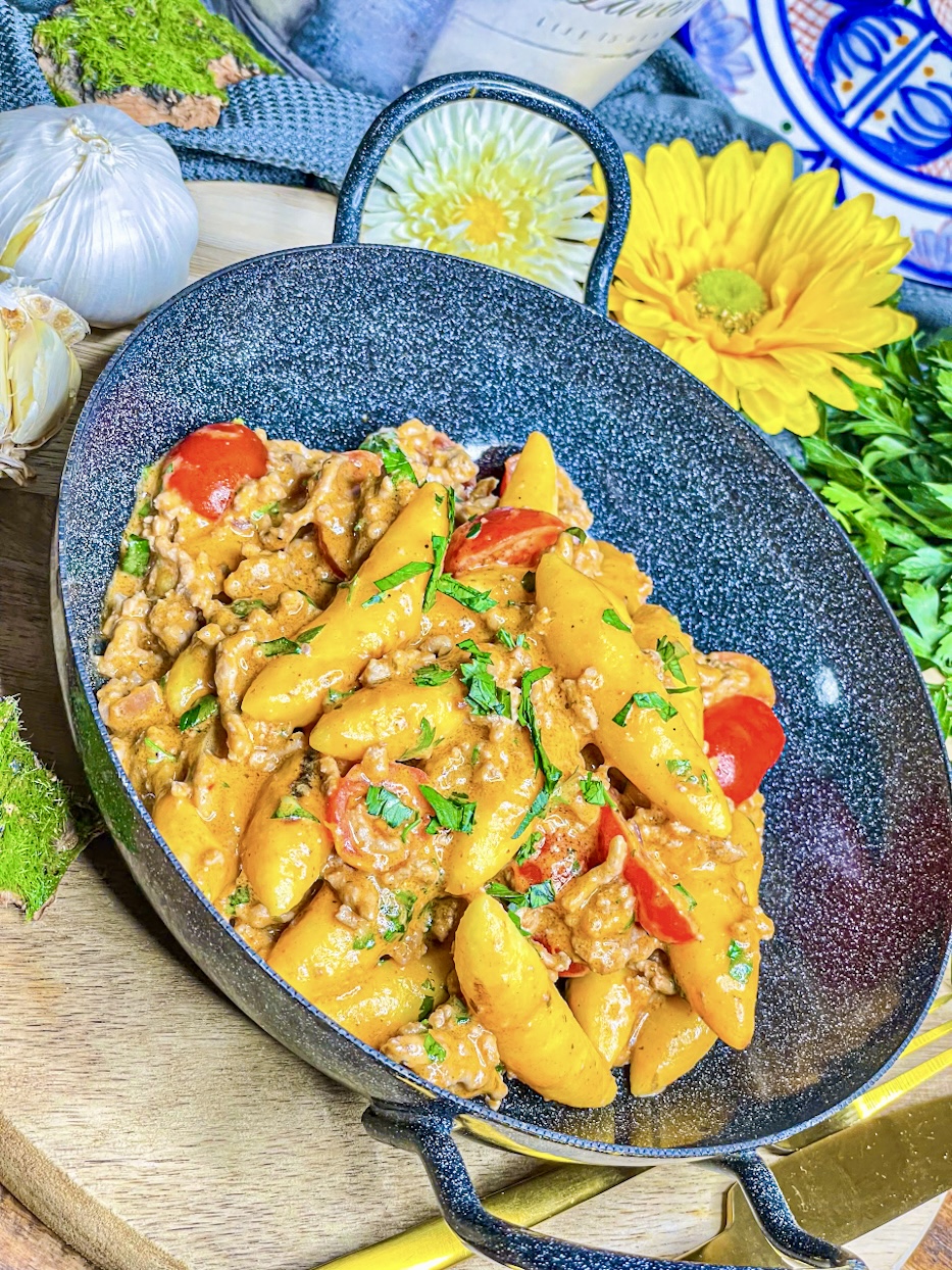 Schlemmerpfanne mit Schupfnudeln Schlemmerpfanne mit Schupfnudeln