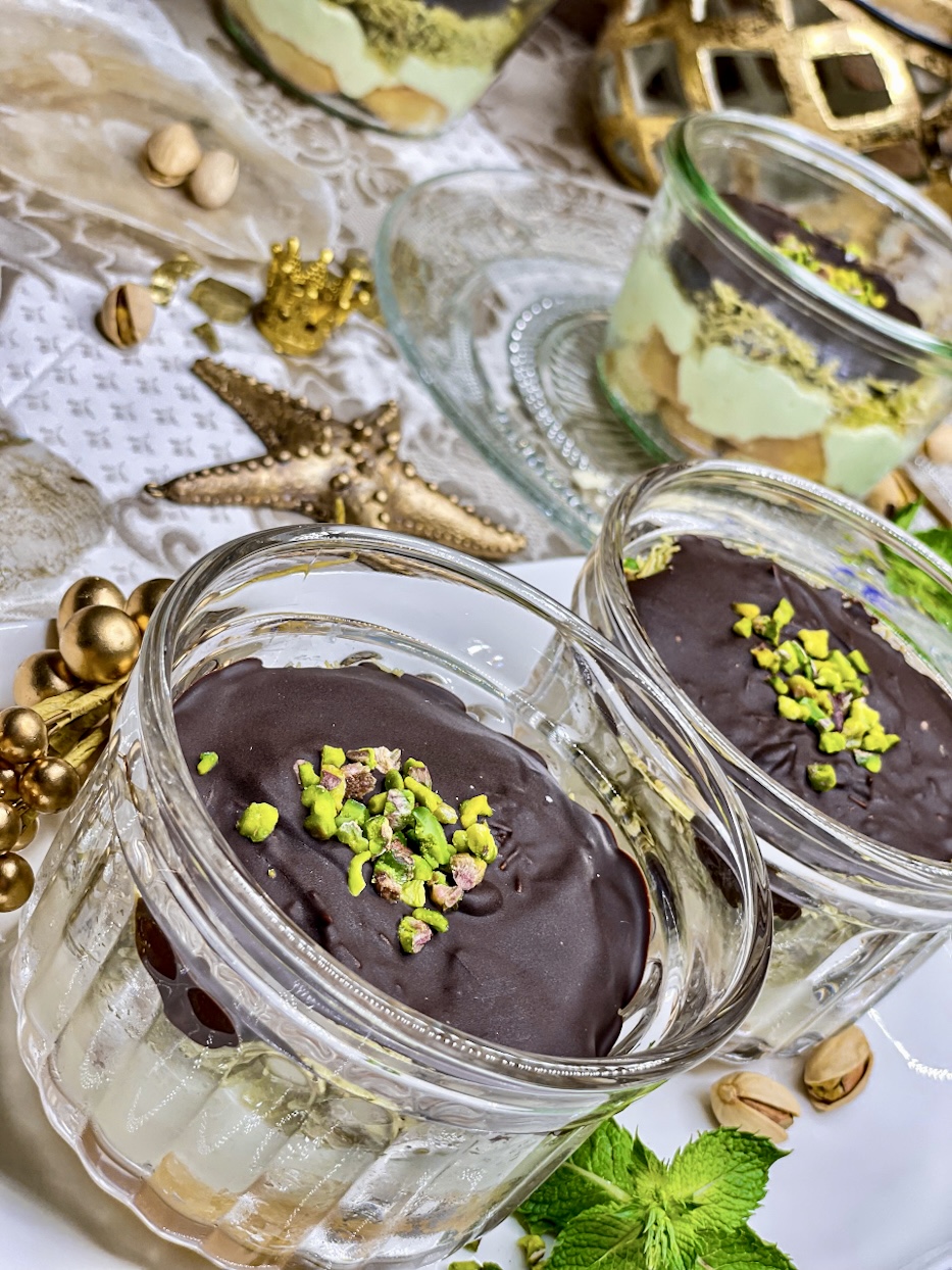 Dubai-Schokoladen-Tiramisu im Glas