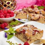 Linzer-Rührteigschnitten als Blechkuchen