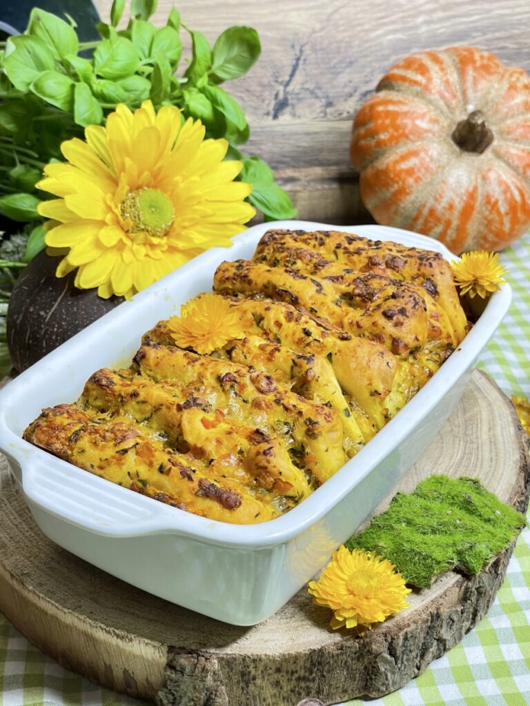 Kürbis-Zupfbrot