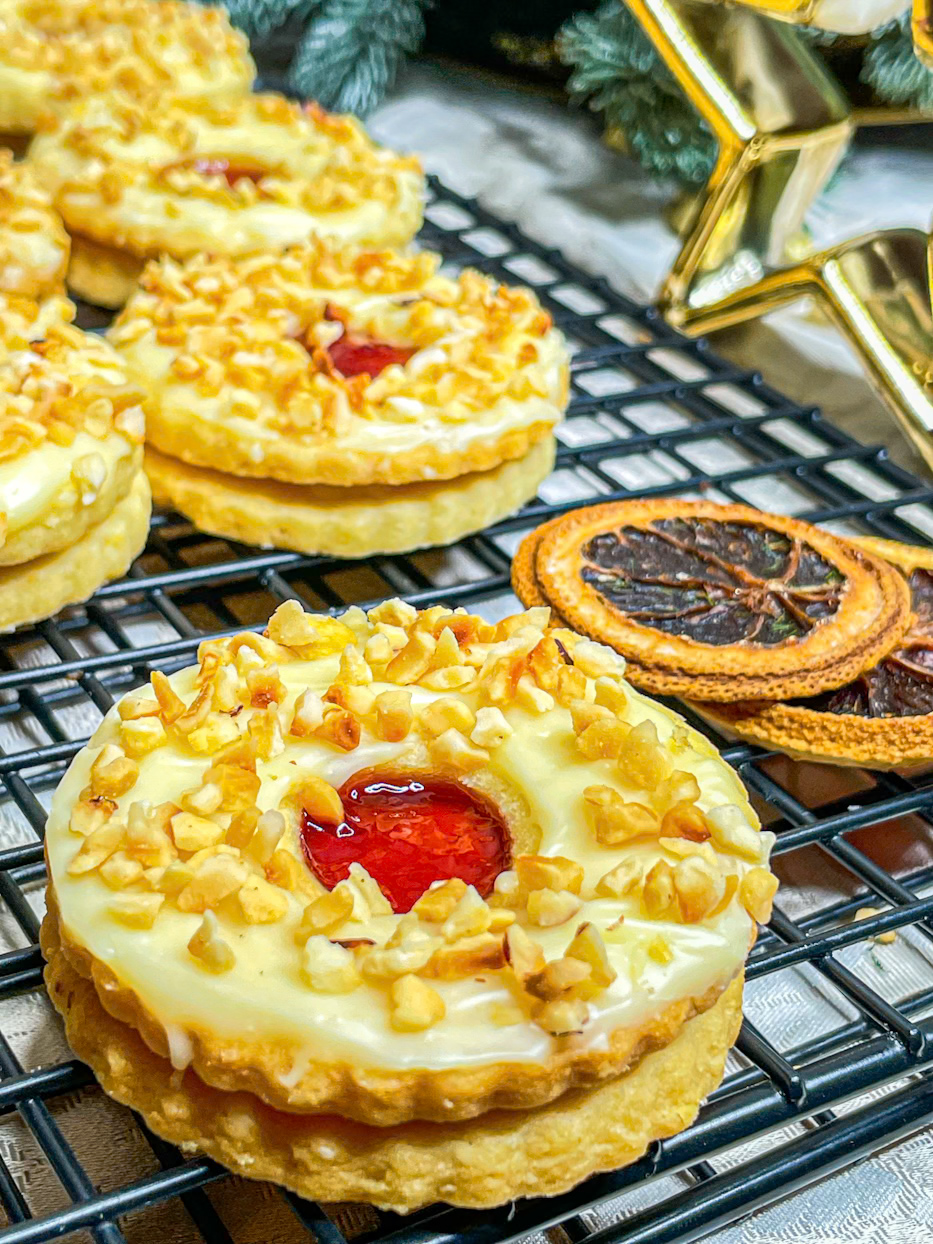 Frankfurter-Kranz-Plätzchen Frankfurter-Kranz-Plätzchen