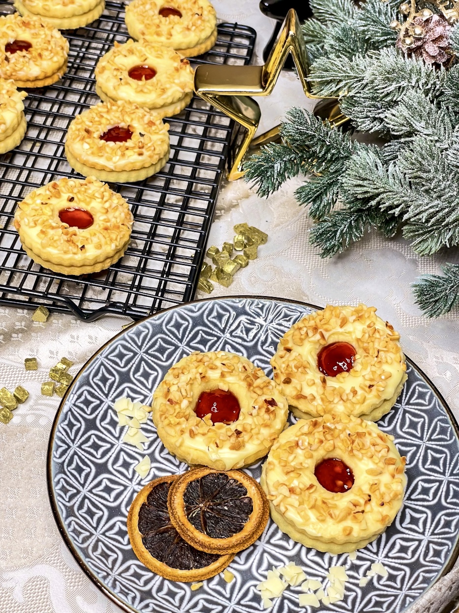 Frankfurter-Kranz-Plätzchen Frankfurter-Kranz-Plätzchen
