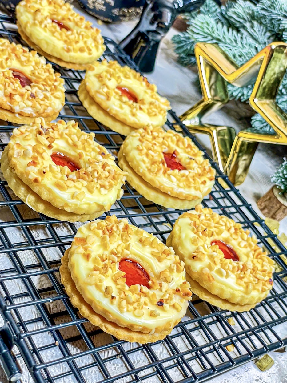 Frankfurter-Kranz-Plätzchen Frankfurter-Kranz-Plätzchen