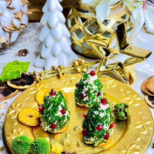 Frischkäse-Tannenbaum