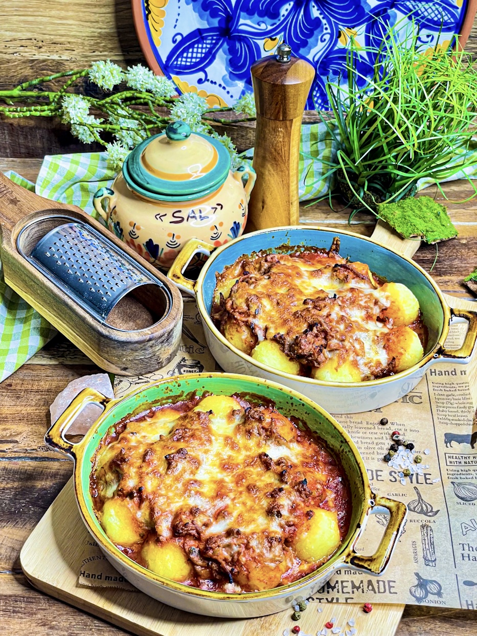 Mini-Knödel-Auflauf