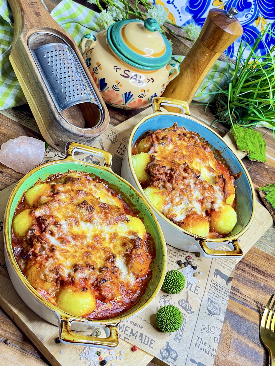 Mini-Knödel-Auflauf