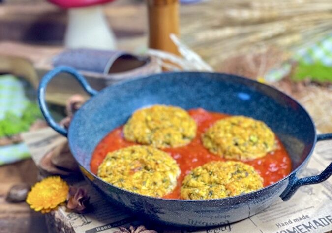 Zucchini-Feta-Bällchen