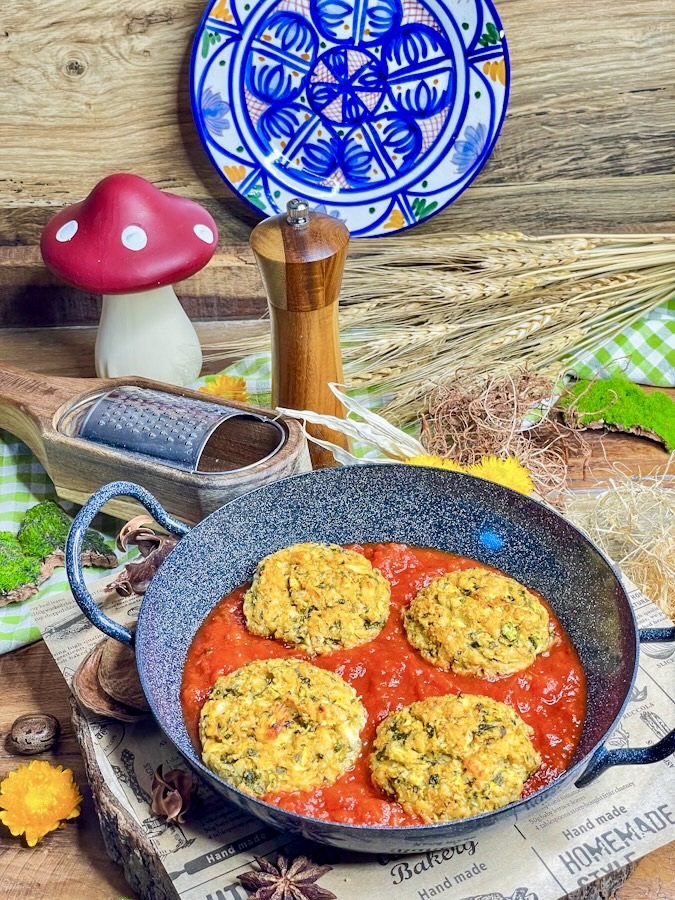 Zucchini-Feta-Bällchen