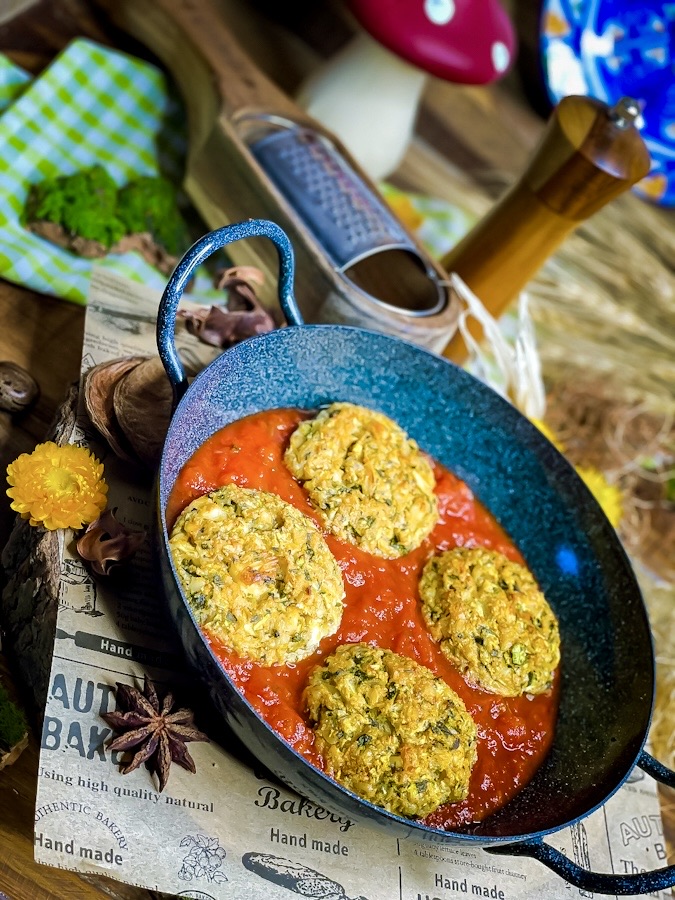 Zucchini-Feta-Bällchen