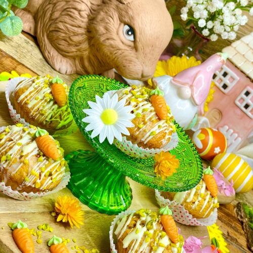 Saftige Karotten-Muffins mit Nüssen: Ein einfaches, aber unwiderstehliches Rezept zum Nachbacken (6 Stück)! 2 Karotten-Muffins1