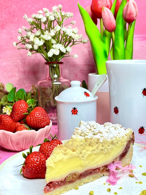 Erdbeer-Rhabarber-Kuchen