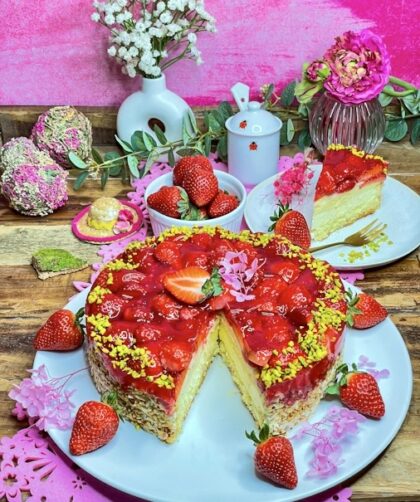 Erdbeertorte mit Buttercreme