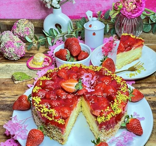 Erdbeertorte mit Buttercreme