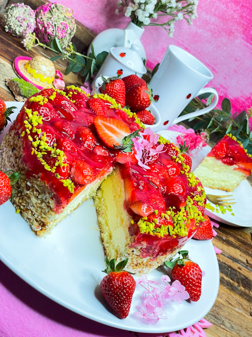 Erdbeertorte mit Buttercreme