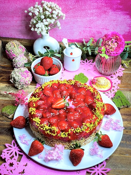 Erdbeertorte mit Buttercreme