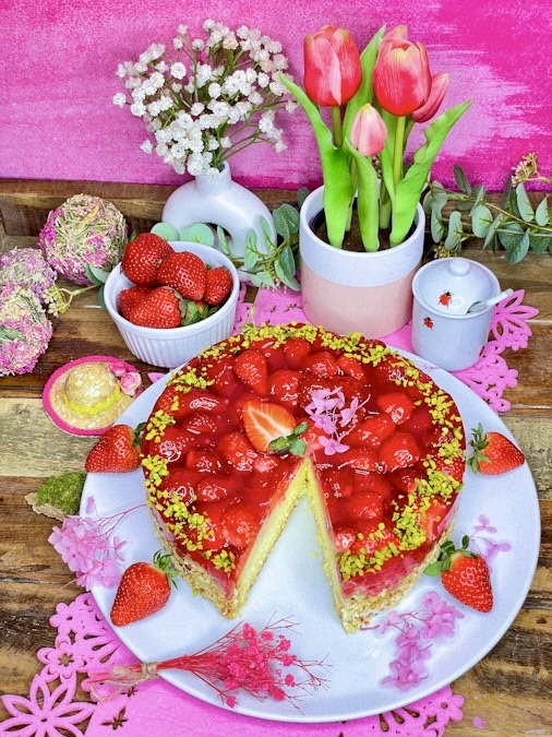 Erdbeertorte mit Buttercreme