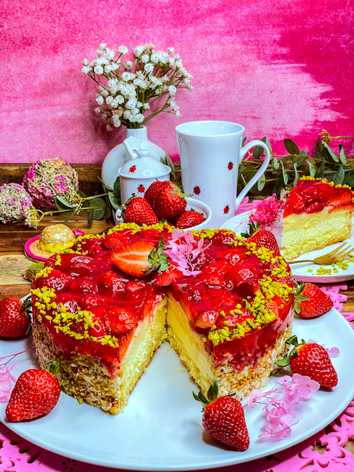 Erdbeertorte mit Buttercreme