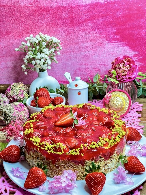 Erdbeertorte mit Buttercreme
