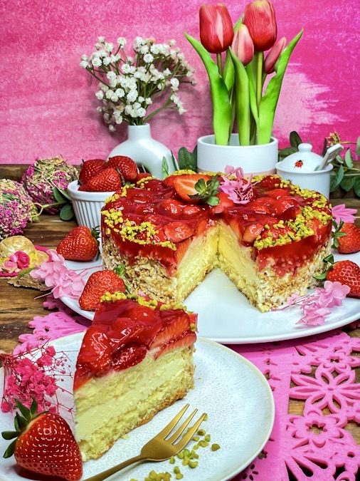Erdbeertorte mit Buttercreme