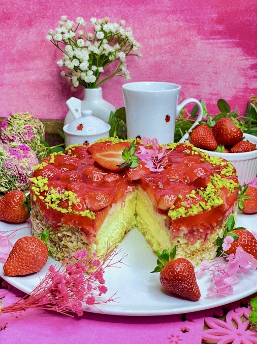 Erdbeertorte mit Buttercreme