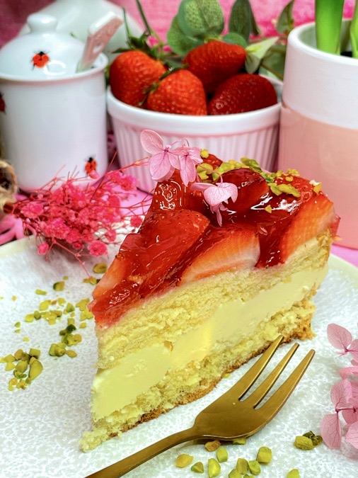 Erdbeertorte mit Buttercreme