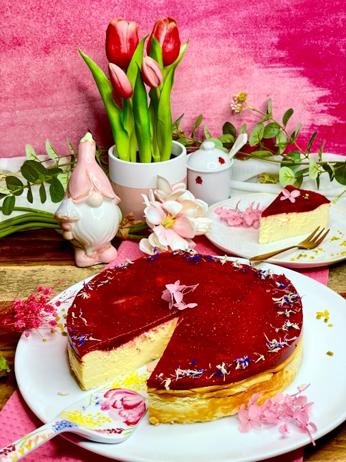 Käsekuchen ohne Boden
