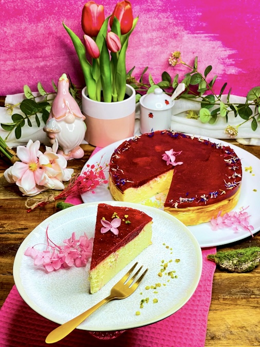 Käsekuchen ohne Boden