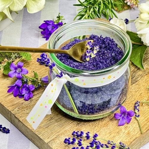Virales Lila Salz mit Rotkohl - natürlich gefärbt & einfach selbstgemacht aus nur 3 Zutaten: Foodtrend 2025! 5 Lila Salz