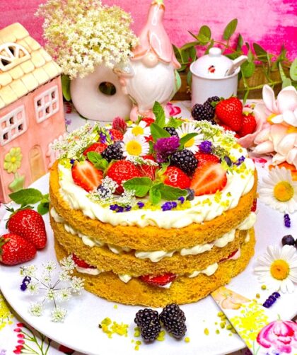 Schwedische Erdbeertorte