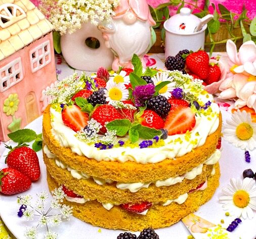 Schwedische Erdbeertorte
