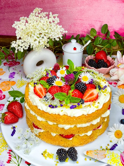 Schwedische Erdbeertorte 