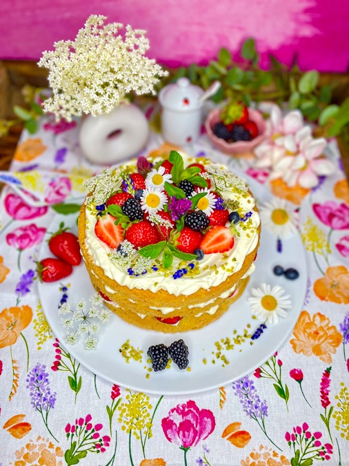 Schwedische Erdbeertorte 