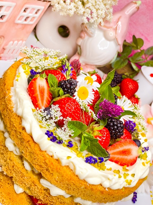 Schwedische Erdbeertorte 