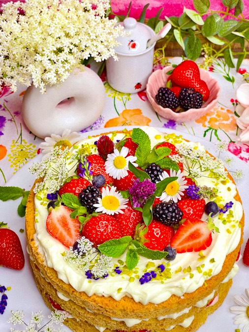Schwedische Erdbeertorte