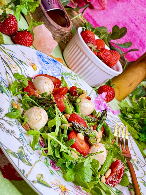 Spargel-Erdbeer-Salat 
