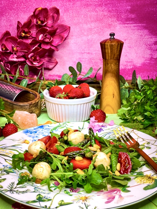 Spargel-Erdbeer-Salat 
