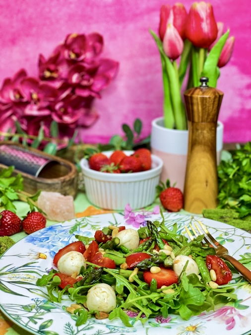 Spargel-Erdbeer-Salat 