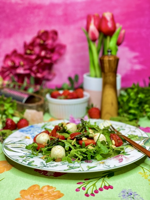 Spargel-Erdbeer-Salat 