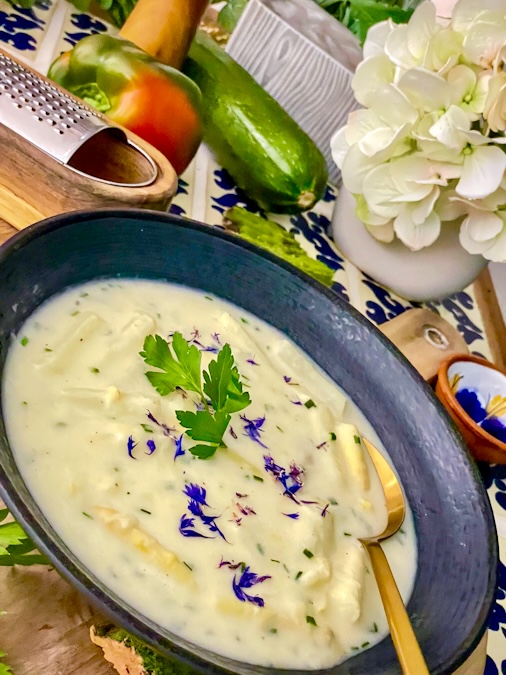 Spargelcremesuppe