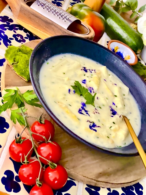 Spargelcremesuppe