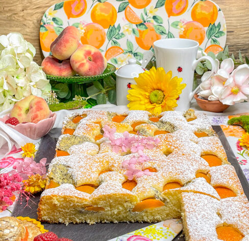 Blechkuchen mit Aprikosen