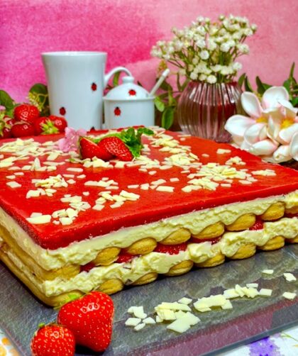 Erdbeer-Tiramisu