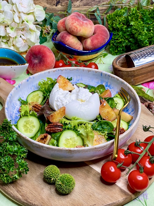 Pfirsich-Burrata-Salat1